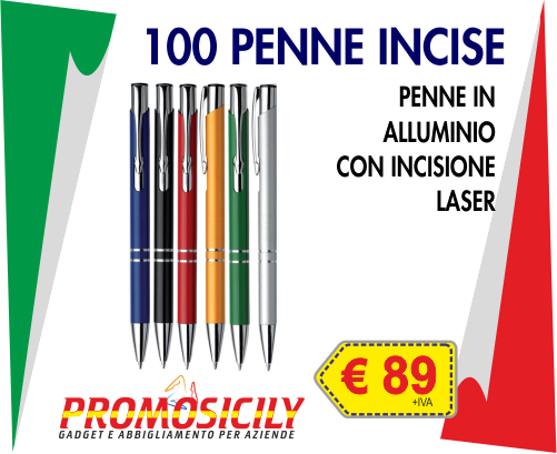 100 PENNE BREMA IN METALLO